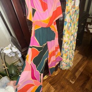 Vibrant Multicolor Abstract Jumpsuit